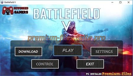 Battlefield V PC Installer Menu